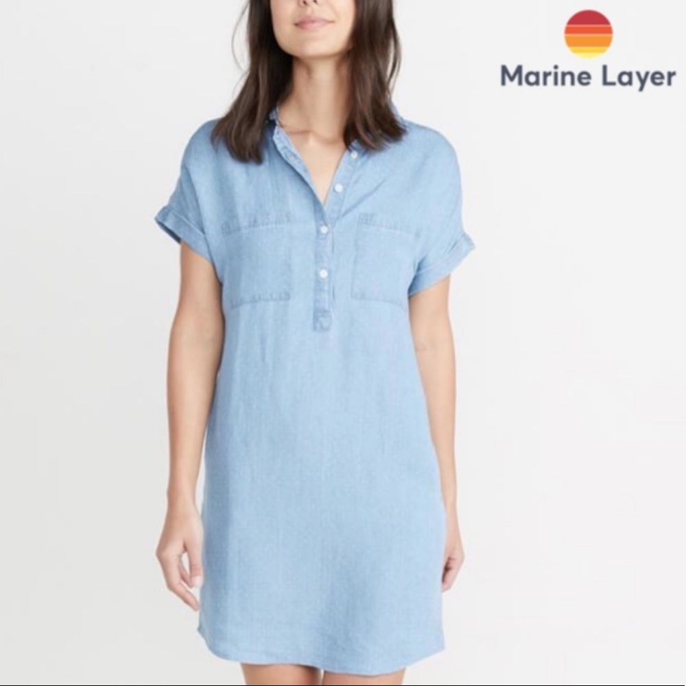 Marine Layer Rebecca Popover Dress - Picture 1 of 7